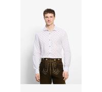 OLYMP Casual Regular Fit Hemd weiss, Bedruckt