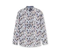 Langarmhemd OLYMP "OLYMP Casual, Regular Fit, Kent", Herren, Gr. M, Normaler Arm, bunt (sanftes weiß), 100% Baumwolle, Hemden (81916945-M) sanftes weiß