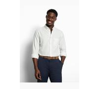 OLYMP Langarmhemd Casual Herren Regular Fit Weiß 100% Baumwolle XXL