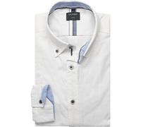 Langarmhemd OLYMP "OLYMP Casual, regular fit, Button-down", Herren, Gr. 3XL, Normaler Arm, weiß, 100% Baumwolle, Hemden (30621860-XXXL) weiß