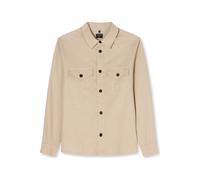 OLYMP Casual Regular Fit Hemdjacke beige, Einfarbig