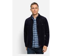 OLYMP Casual Regular Fit Hemdjacke marine, Einfarbig
