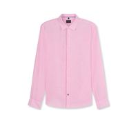 OLYMP Casual Regular Fit Leinenhemd altrose, Einfarbig