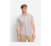 Langarmhemd OLYMP "OLYMP Casual, regular fit, Reverskragen", Herren, Gr. M, Normaler Arm, braun, 70% Baumwolle, 30% Leinen, Hemden (39693701-M) braun