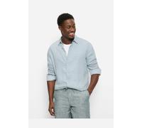Langarmhemd OLYMP "OLYMP Casual, regular fit, Kent", Herren, Gr. XXL, Normaler Arm, smaragd, 100% Leinen, Hemden (74664530-XXL) smaragd