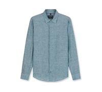 Langarmhemd OLYMP "OLYMP Casual, regular fit, Kent", Herren, Gr. 3XL, Normaler Arm, smaragd, 100% Leinen, Hemden (36866254-XXXL) smaragd