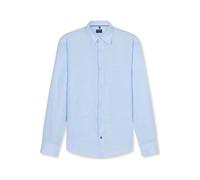 OLYMP Langarmhemd Casual Regular Fit Kentkragen Herren 3XL 100% Leinen hellblau