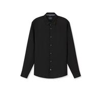 Langarmhemd OLYMP "OLYMP Casual, regular fit, Kent", Herren, Gr. 3XL, Normaler Arm, schwarz, 100% Leinen, Hemden (56718504-XXXL) schwarz