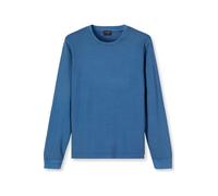 OLYMP Casual Regular Fit Longsleeve blau, Einfarbig