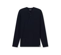 OLYMP Casual Regular Fit Longsleeve Poloshirt marine, Strukturiert