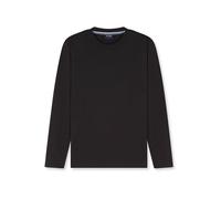 OLYMP Casual Regular Fit Longsleeve schwarz, Einfarbig