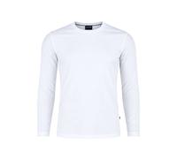 OLYMP Casual Regular Fit Longsleeve weiss, Einfarbig