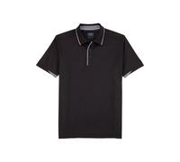 Poloshirt OLYMP "OLYMP Casual Wirk, Polo", Herren, Gr. S, schwarz, 51% Baumwolle, 49% Polyester, Shirts (57170037-S) schwarz