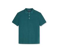 OLYMP Level 5 Slim Fit Poloshirt aus Leinen-Elasthan-Mix in Smaragd, Größe M