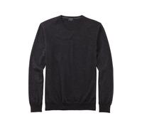 OLYMP Pullover Herren Regular Fit Rundhals Merinowolle blau, S