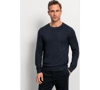 Strickpullover OLYMP "OLYMP Casual Strick, Pullover", Herren, Gr. S, marine, 100% Schurwolle, Pullover Strickpullover (14928739-S) marine