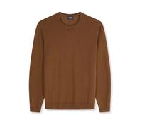 Strickpullover OLYMP "OLYMP Casual Strick, Pullover", Herren, Gr. XXL, schlamm, 100% Schurwolle, Pullover Strickpullover (30763950-XXL) schlamm