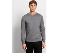 Strickpullover OLYMP "OLYMP Casual Strick", Herren, Gr. M, stein, 100% Schurwolle, Pullover Strickpullover (96004837-M) stein