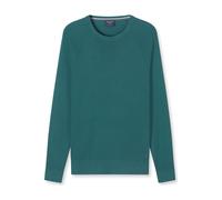 Strickpullover OLYMP "OLYMP Casual Strick", Herren, Gr. L, türkis, 89% Baumwolle, 11% Polyamid, Pullover Strickpullover (47758533-L) türkis