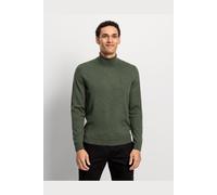 OLYMP Herren Rollkragenpullover Casual.Strick – Single Jersey, Regular Fit – Oliv 47, 3XL