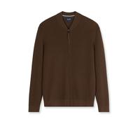Strickjacke OLYMP "OLYMP Casual Strick, Strickjacke", Herren, Gr. XXL, braun, 89% Baumwolle, 11% Polyamid, Strickjacken Strickjacke (23161457-XXL) braun