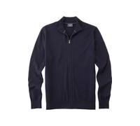 OLYMP Casual Regular Fit Strickjacke marine, Einfarbig