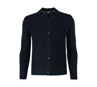OLYMP Casual Regular Fit Strickjacke marine, Strukturiert