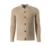 OLYMP Casual Regular Fit Strickjacke natur, Strukturiert