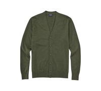 OLYMP Herren Strickjacke Casual.Strick,Single Jersey,978 Knit Regular fit,Oliv 47,M