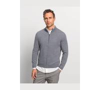 OLYMP Casual Regular Fit Strickjacke silbergrau, Einfarbig