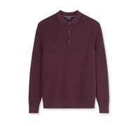 Langarm-Poloshirt OLYMP "OLYMP Casual Strick, Polo langarm", Herren, Gr. XL, bordeaux, 89% Baumwolle, 11% Polyamid, Shirts (40819762-XL) bordeaux