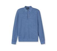 OLYMP Pullover Herren Regular Fit Baumwolle blau, L
