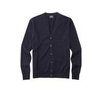 OLYMP Casual Regular Fit Sweatjacke marine, Einfarbig