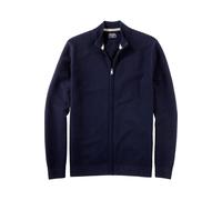OLYMP Strickjacke Level Five mit Strukturmuster Regular Fit Marine Größe M