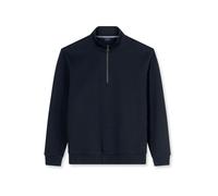 OLYMP Casual Regular Fit Sweatshirt Zip marine, Einfarbig