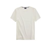 OLYMP Casual Regular Fit T-Shirt Rundhals Off White, Einfarbig