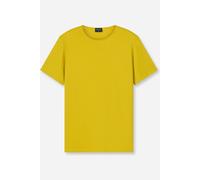 OLYMP Casual Regular Fit T-Shirt Rundhals gelb, Einfarbig