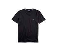 OLYMP Casual Regular Fit T-Shirt Rundhals schwarz, Einfarbig