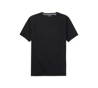 OLYMP Regular Fit T-Shirt Halbarm Rundhals Baumwolle Interlock Jersey schwarz