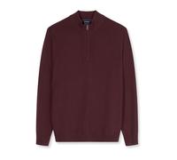 Strickpullover OLYMP "OLYMP Casual Strick, Regular Fit", Herren, Gr. 3XL, braun (bordeaux), 100% Schurwolle, Pullover Strickpullover (30666157-XXXL) bordeaux