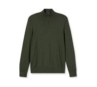 Troyer OLYMP "OLYMP Casual Strick", Herren, Gr. XL, oliv, 100% Schurwolle, Pullover Troyer (61627735-XL) oliv