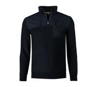 OLYMP Casual Regular Fit Troyer marine, Einfarbig