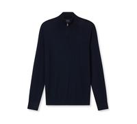 OLYMP Casual Regular Fit Troyer marine, Einfarbig