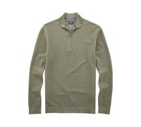Troyer OLYMP "OLYMP Strick Casual" Gr. L, grün (oliv), Herren, Obermaterial: 100% Baumwolle, Pullover (91378223-L) oliv