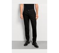 Stoffhose OLYMP "OLYMP Chino, Slim Fit, Hose", Herren, Gr. 33, Länge 34, schwarz, 67% Baumwolle, 24% Lyocell, 7% Polyester, 2% Elasthan, Hosen Stoffhose (47488744-33) schwarz