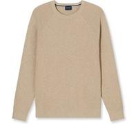 OLYMP Casual Regular Fit Pullover hellbeige, Strukturiert
