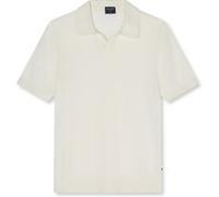 Poloshirt OLYMP "OLYMP Casual Strick", Damen, Gr. M, sanftes weiß, 50% Baumwolle, 50% Lyocell, Shirts (69144157-M) sanftes weiß