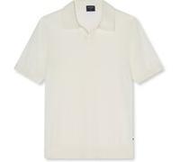 Poloshirt OLYMP "OLYMP Casual Strick", Damen, Gr. XXL, sanftes weiß, 50% Baumwolle, 50% Lyocell, Shirts (69144157-XXL) sanftes weiß