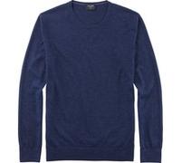 Rundhalspullover OLYMP, Damen, Gr. 3XL, royal, Strick, Obermaterial: 85% Schurwolle, 15% Seide, regular fit normal, Rundhals, Rippbündchen, Pullover Rundhalspullover (36464547-XXXL) royal