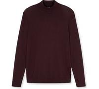 Strickpullover OLYMP "OLYMP Casual Strick, Pullover", Herren, Gr. L, bordeaux, 50% Baumwolle, 50% Lyocell, Pullover Strickpullover (17044147-L) bordeaux